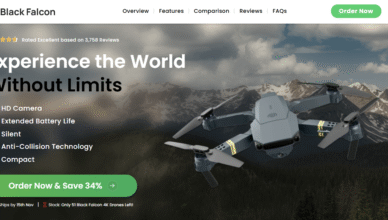 Black Falcon 4K Drone