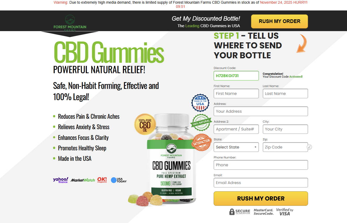 Forest Mountain Farms CBD Gummies