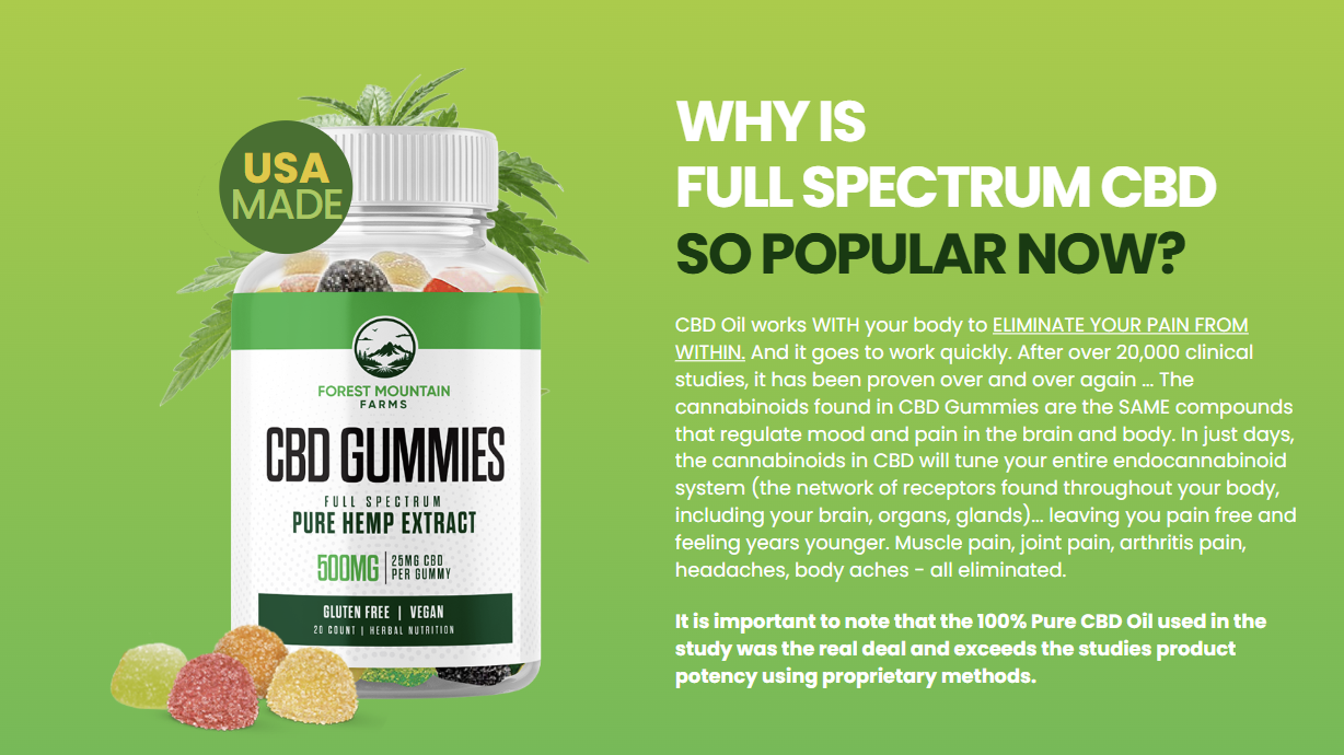Forest Mountain Farms CBD Gummies